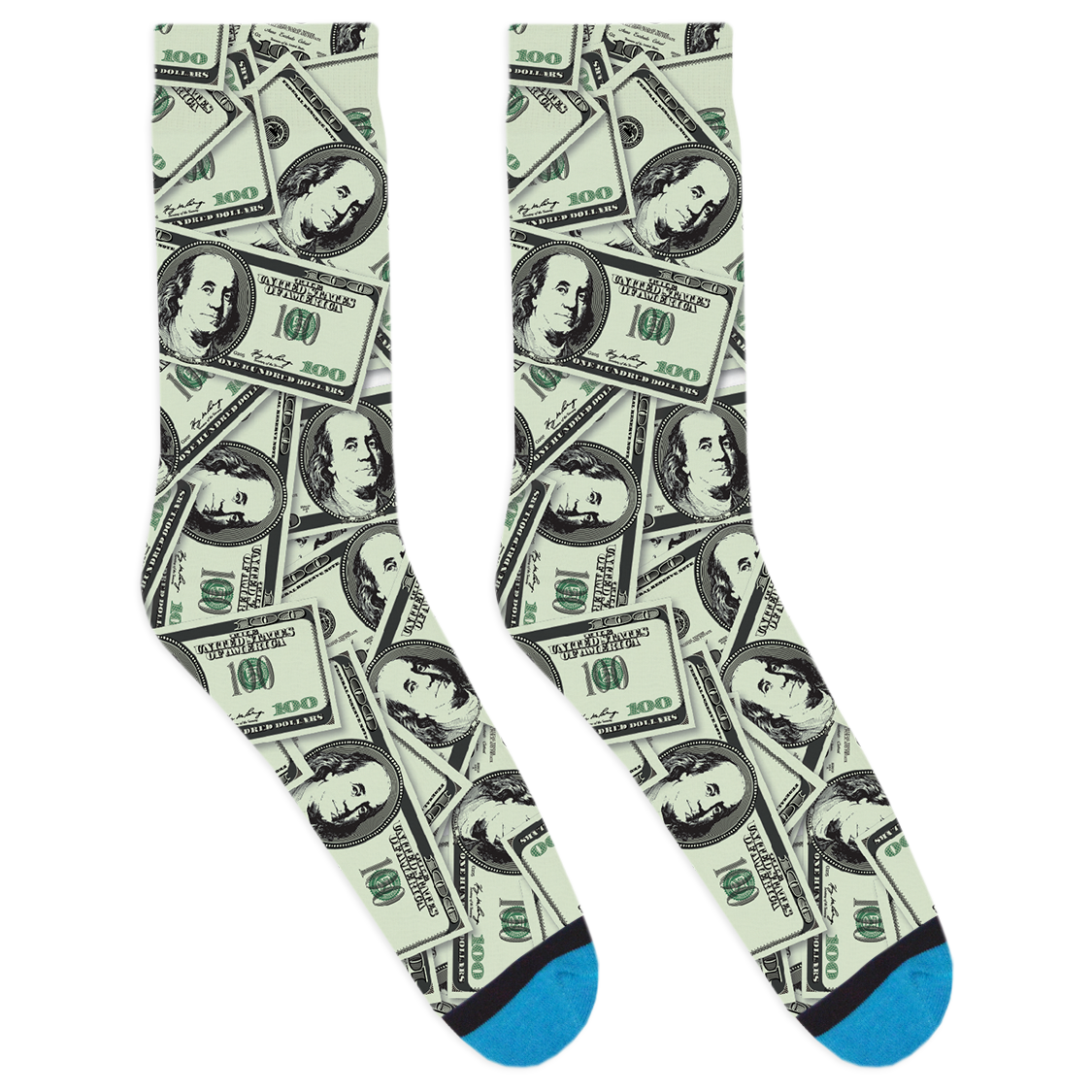 $100 Dollar Bills Socks