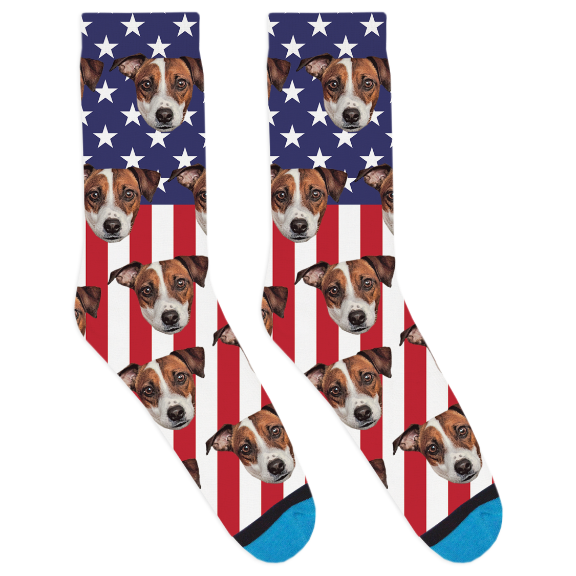 Custom American Flag Socks