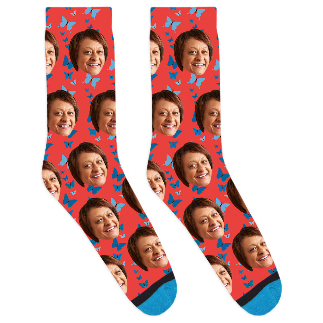 Custom Butterflies Socks