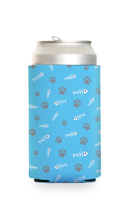 Cat Predesigned Can Cooler