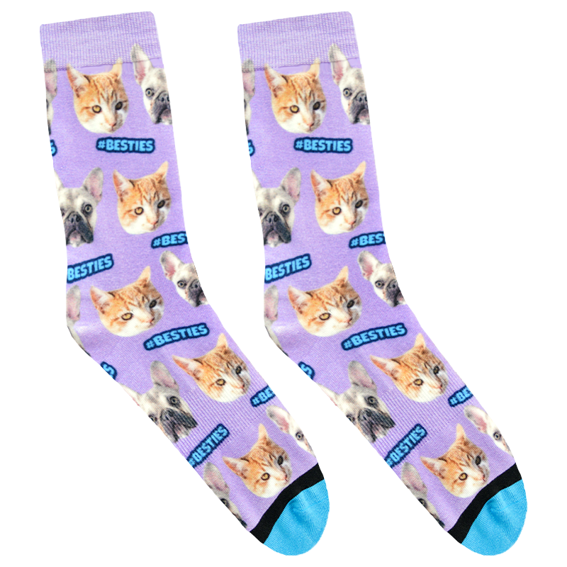 Charlotte and Miss Kitty Besties Socks