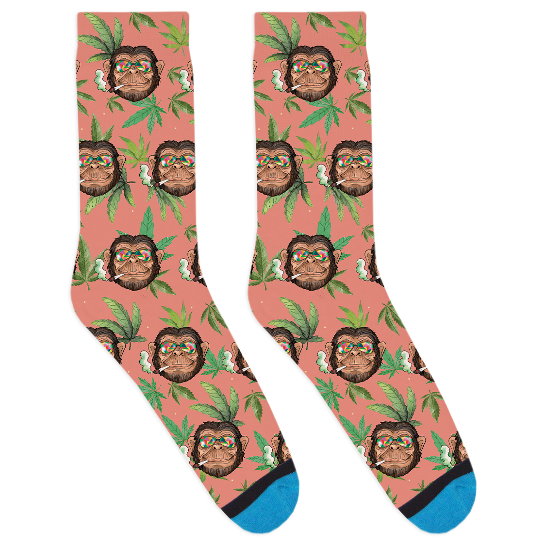 Canna-Mals: Chimp the Space Cadet Socks