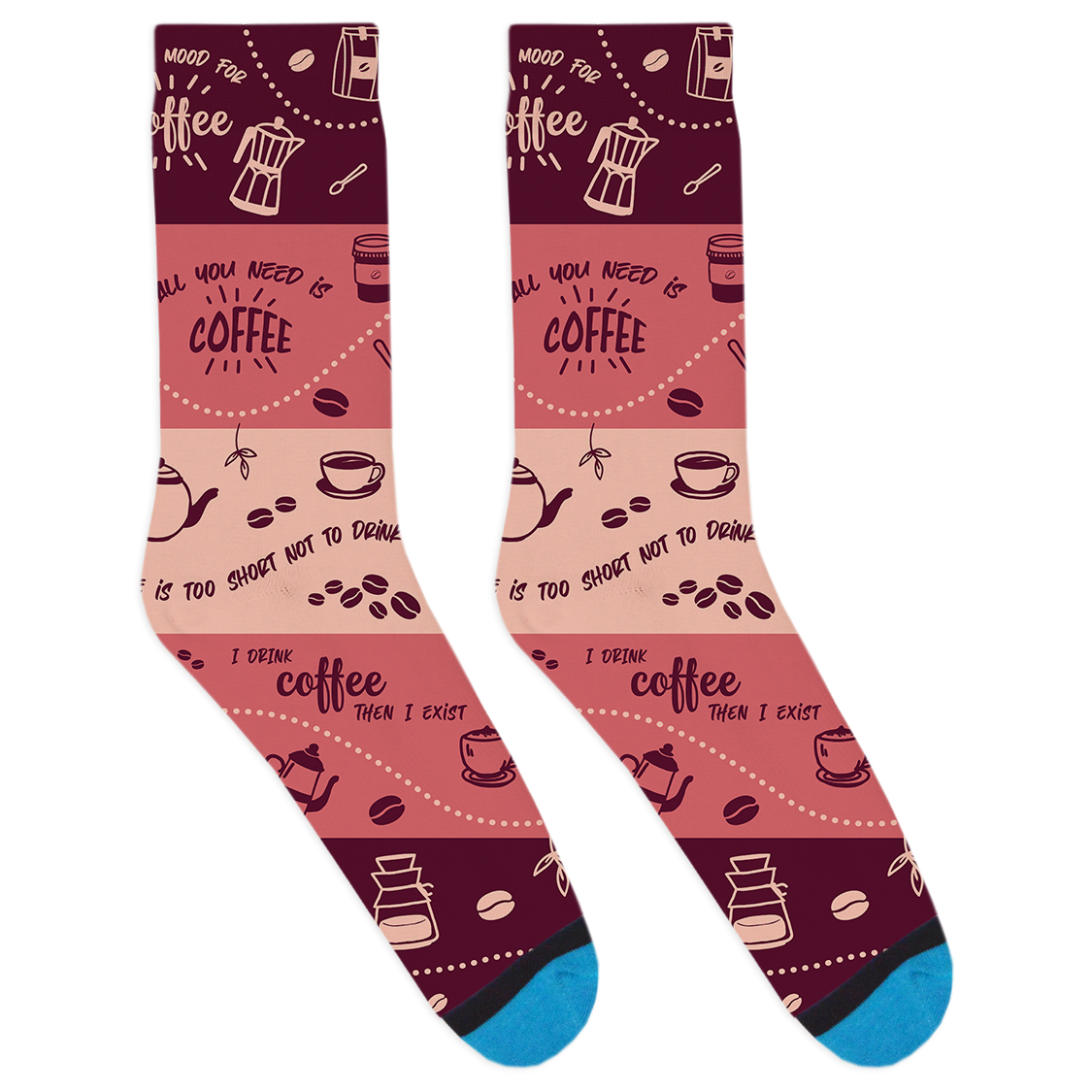 Coffee Stripe Socks