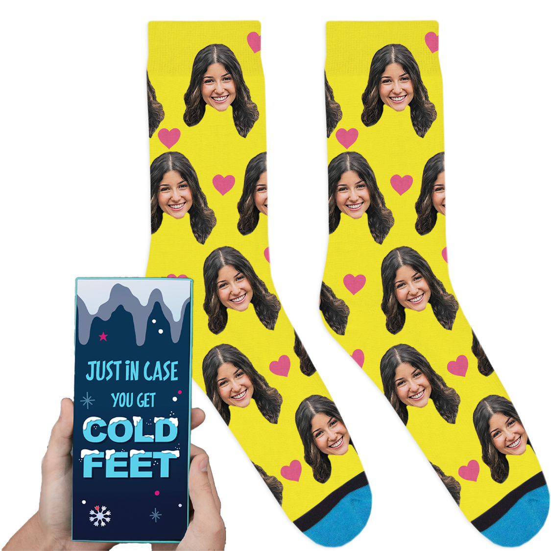 Custom Valentines Socks: Cold Feet