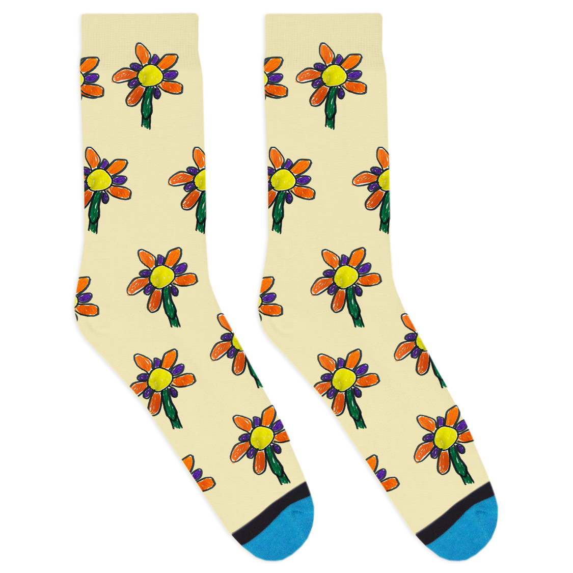 Custom Drawing Socks