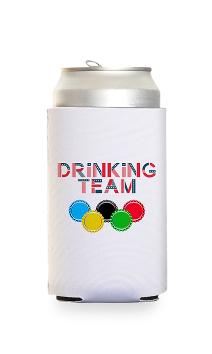 Drinking Team Caps Predesigned Can Cooler