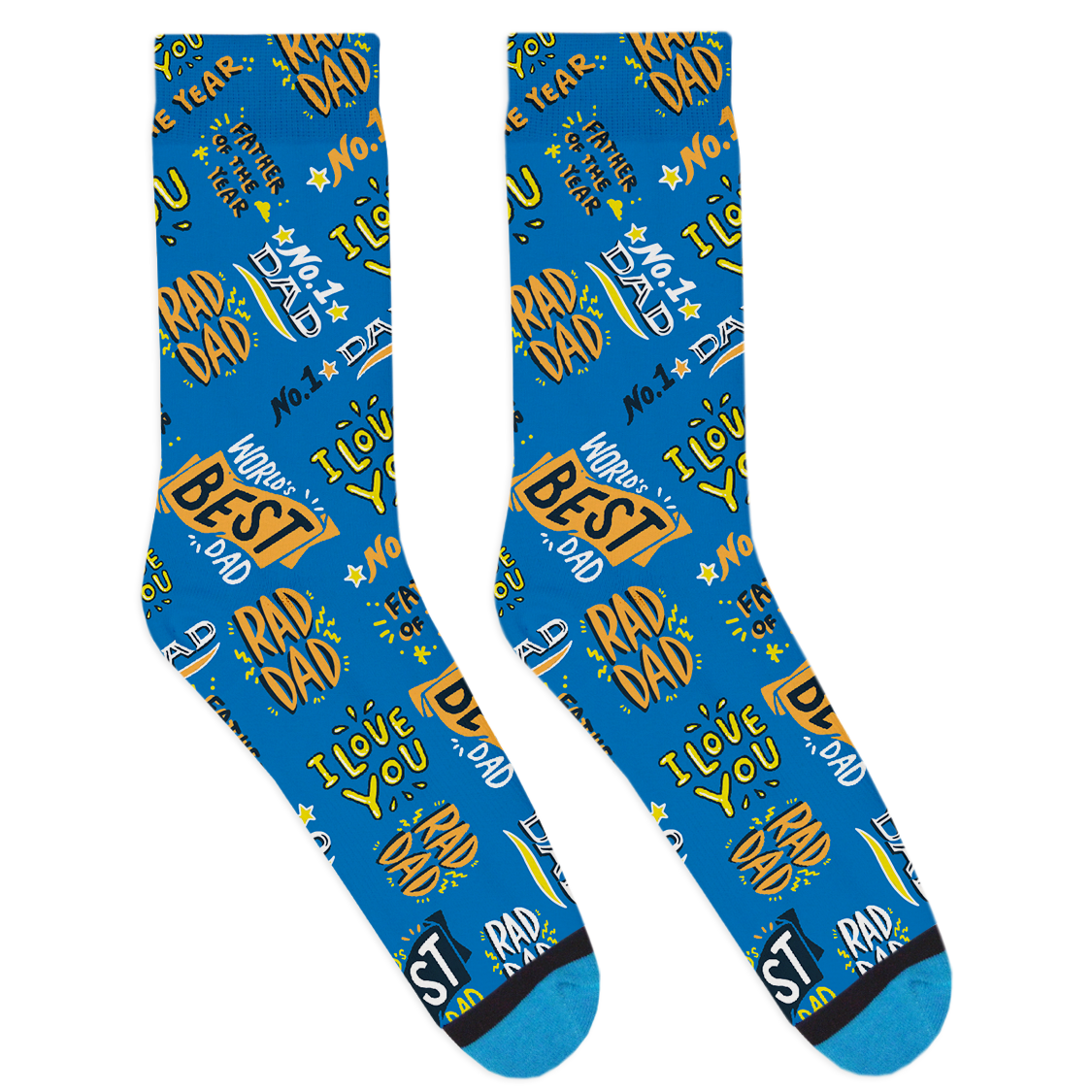 Pre-Designed Dad Pattern Sock