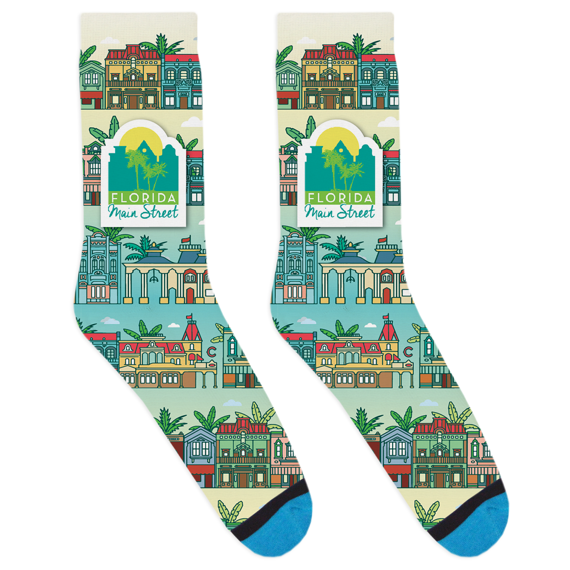 Florida Main Street Socks