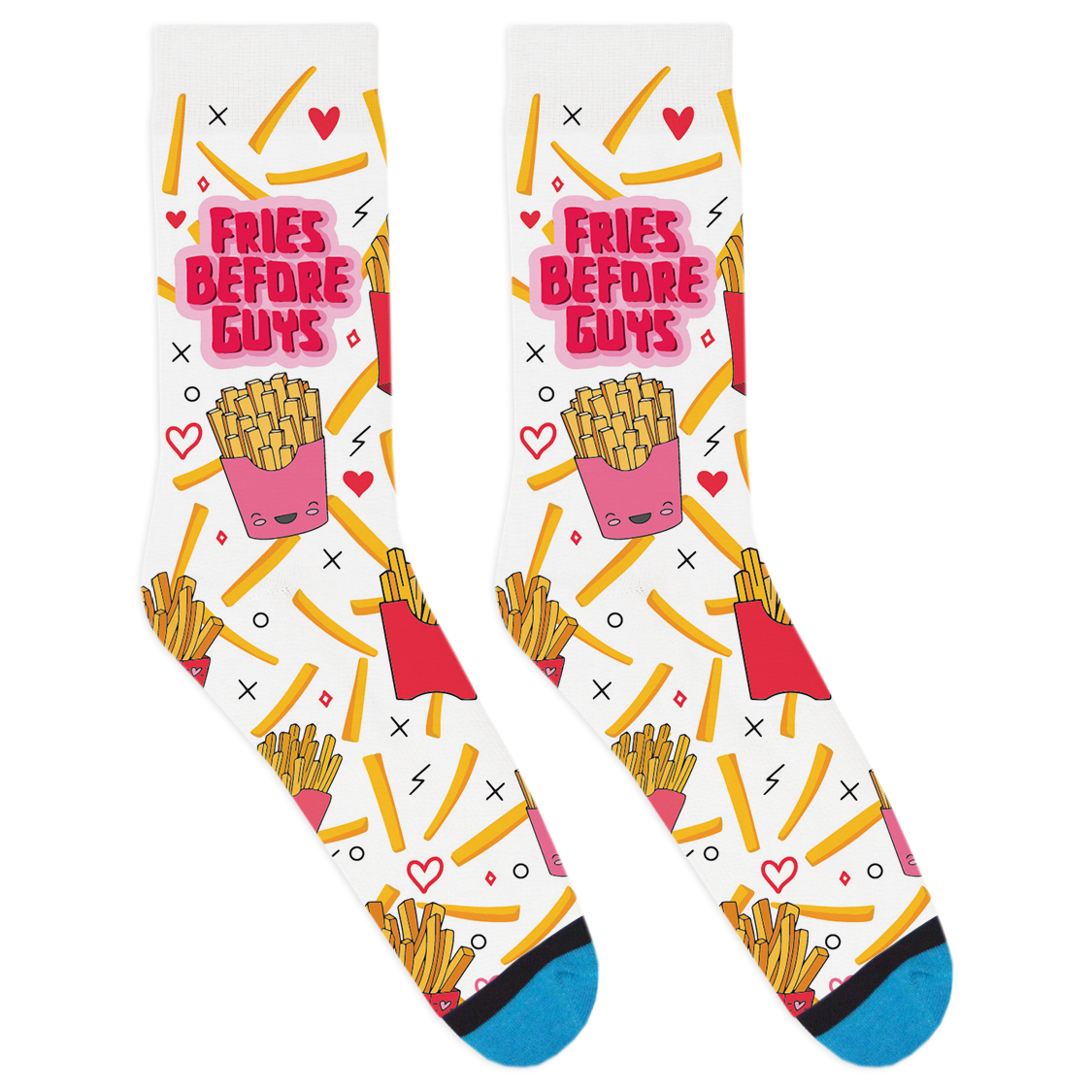 Fries Before Guys Socks