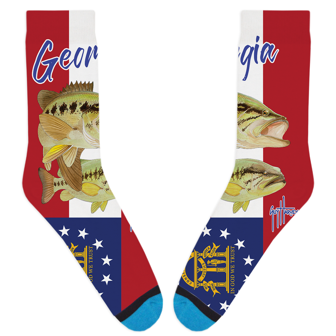 Guy Harvey Georgia Bass Socks