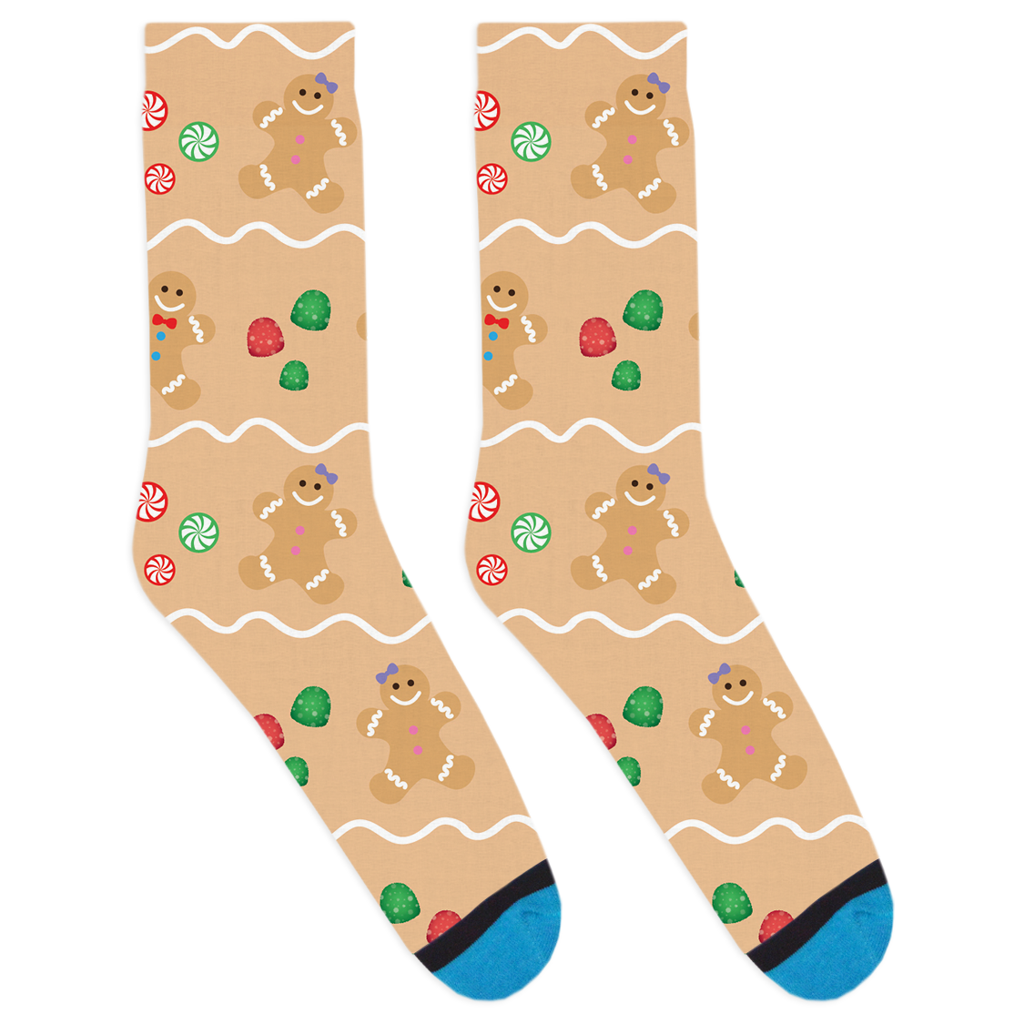 Gingerbread People Socks