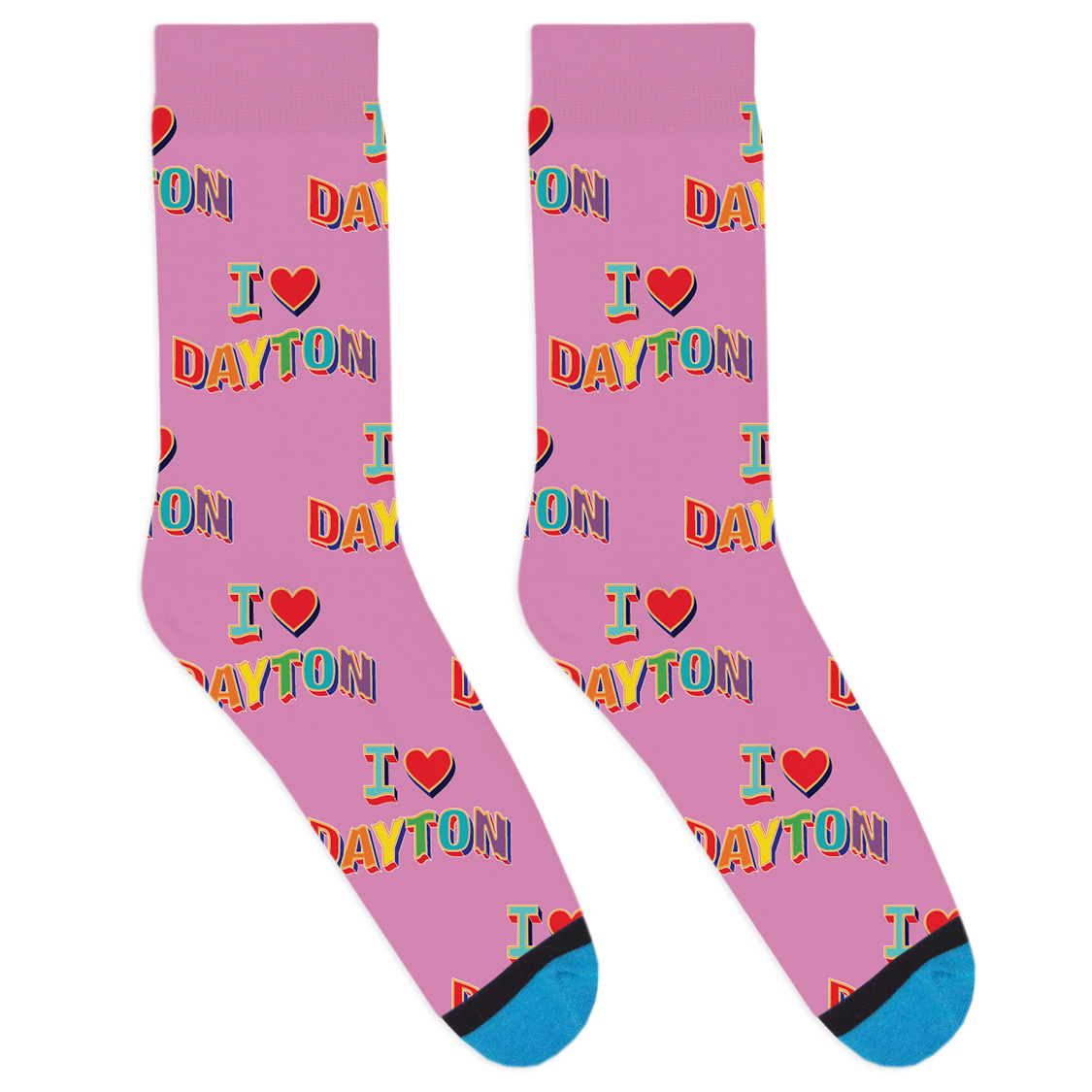 I Heart Dayton Socks