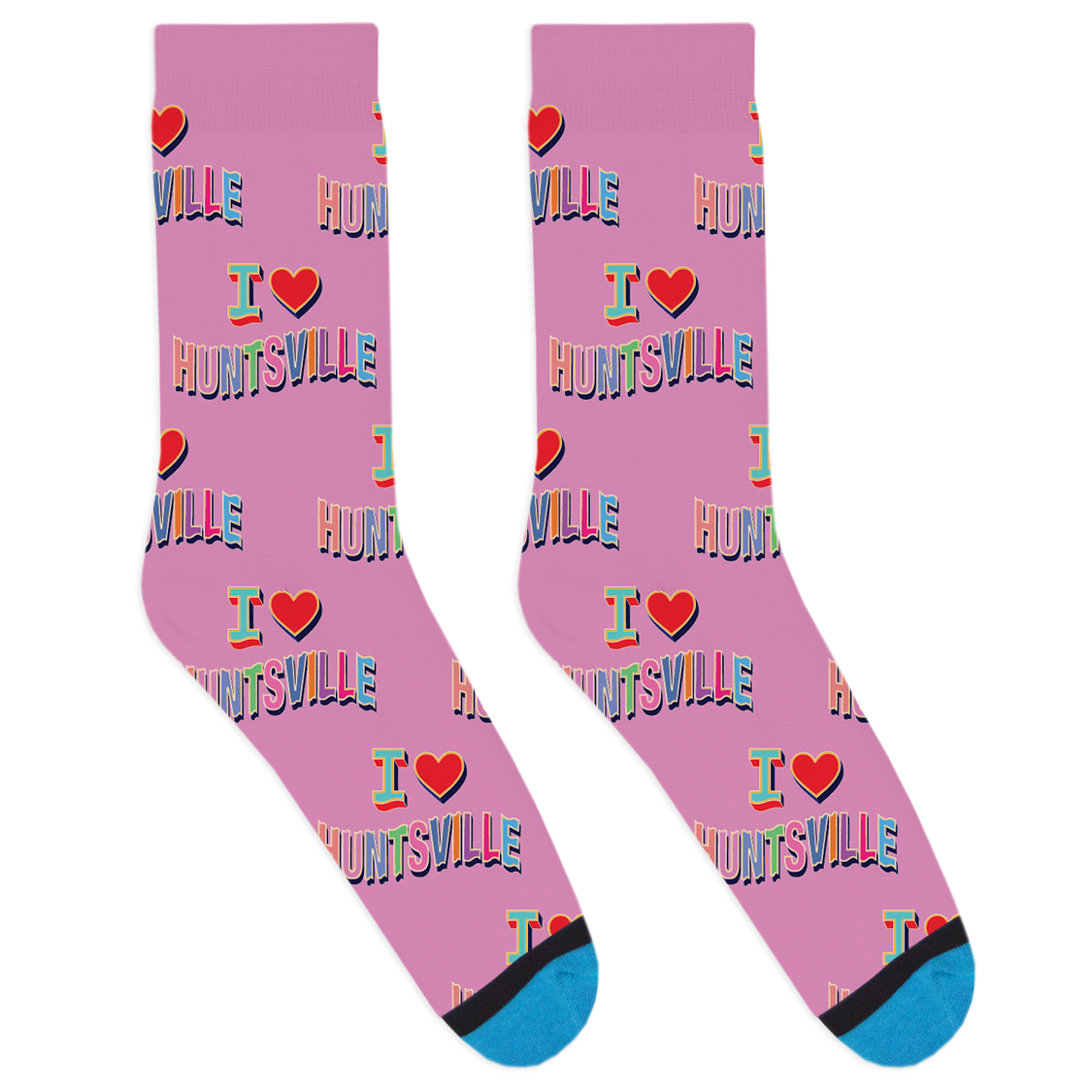I Heart Huntsville Socks