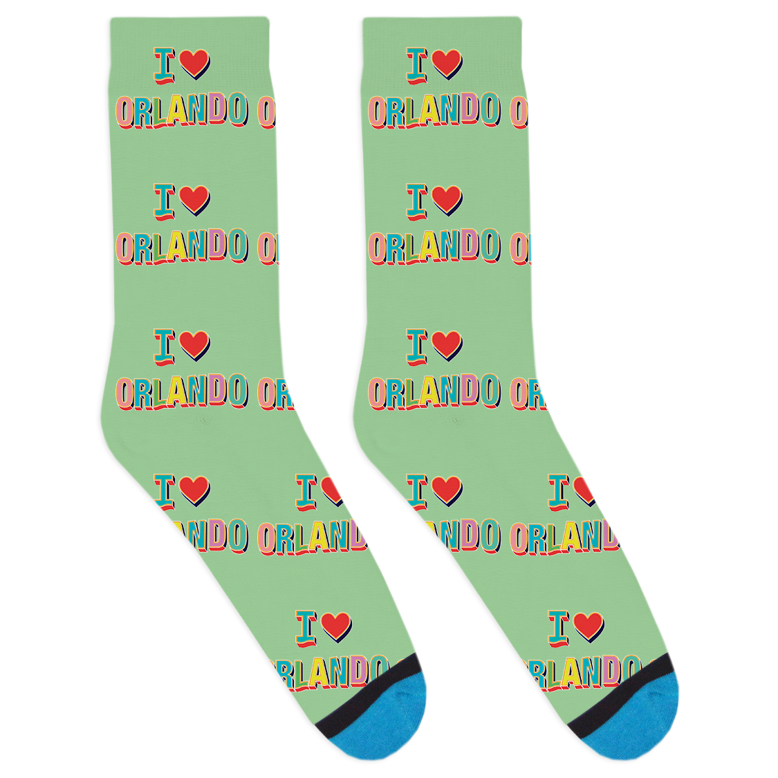 I Heart Orlando Socks