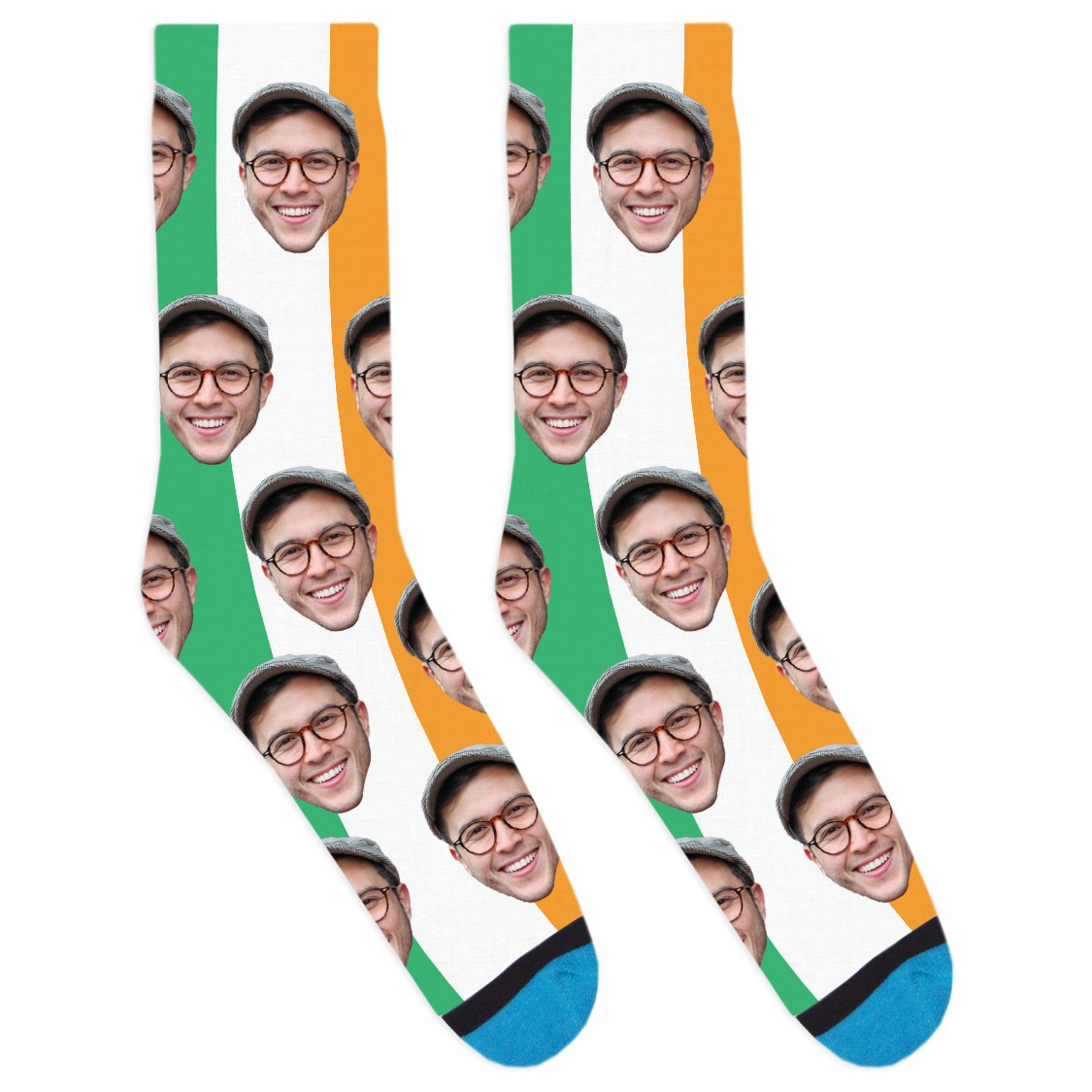 Custom Irish Flag Socks