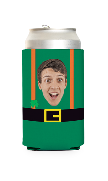 Custom Leprechaun Can Cooler