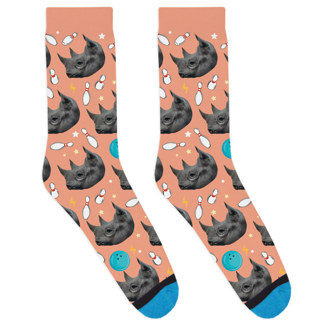 Lincoln Park AAZK - Bowling for Rhinos Socks