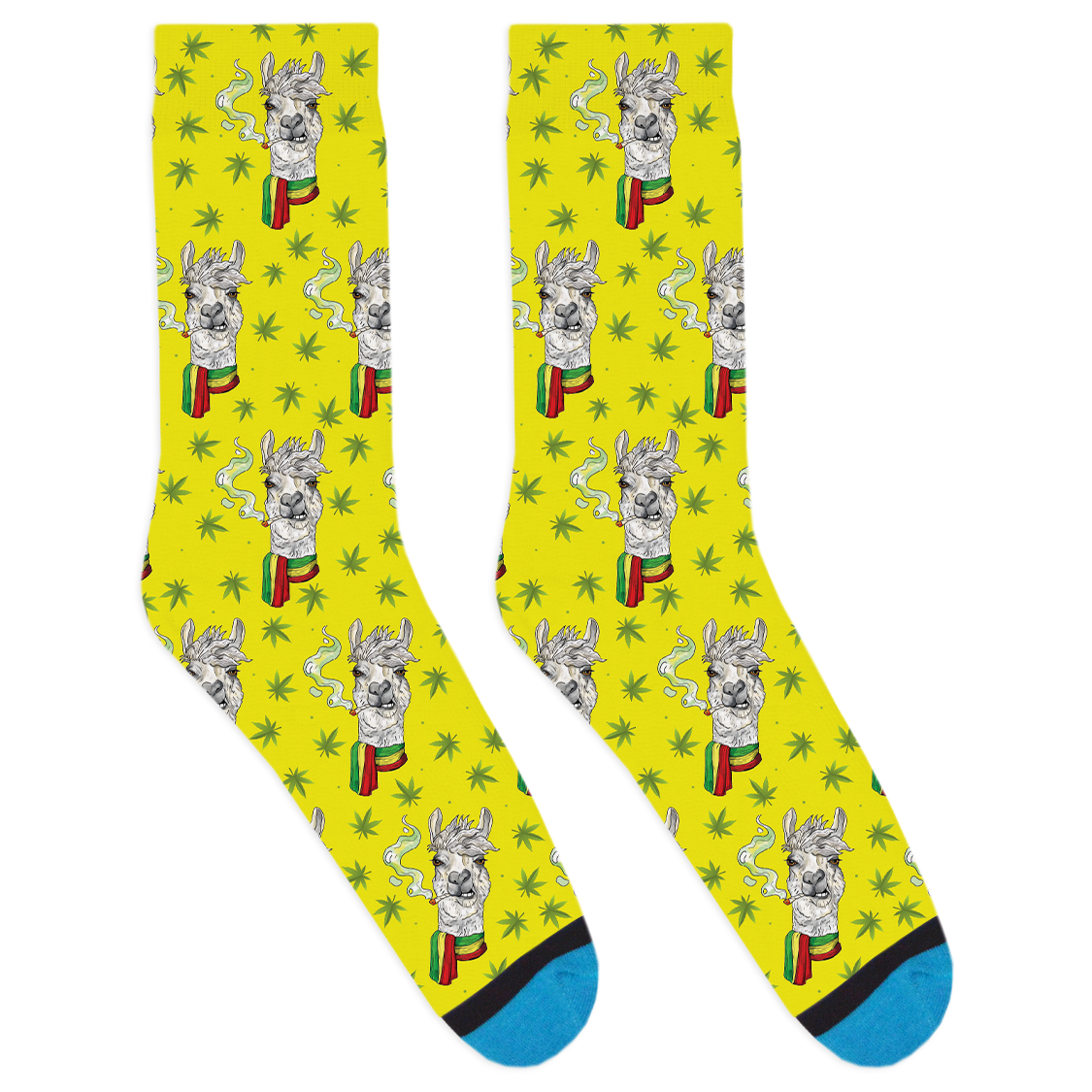 Canna-Mals: Rasta the Llama Socks