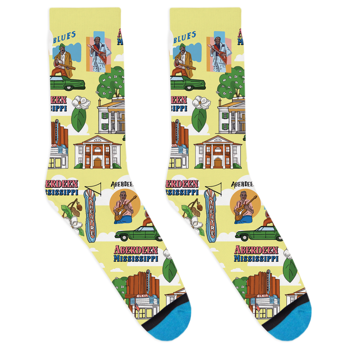 Local Landmarks - Aberdeen Socks