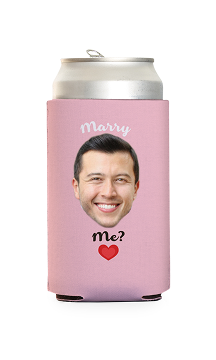 Custom Marry Me Can Cooler
