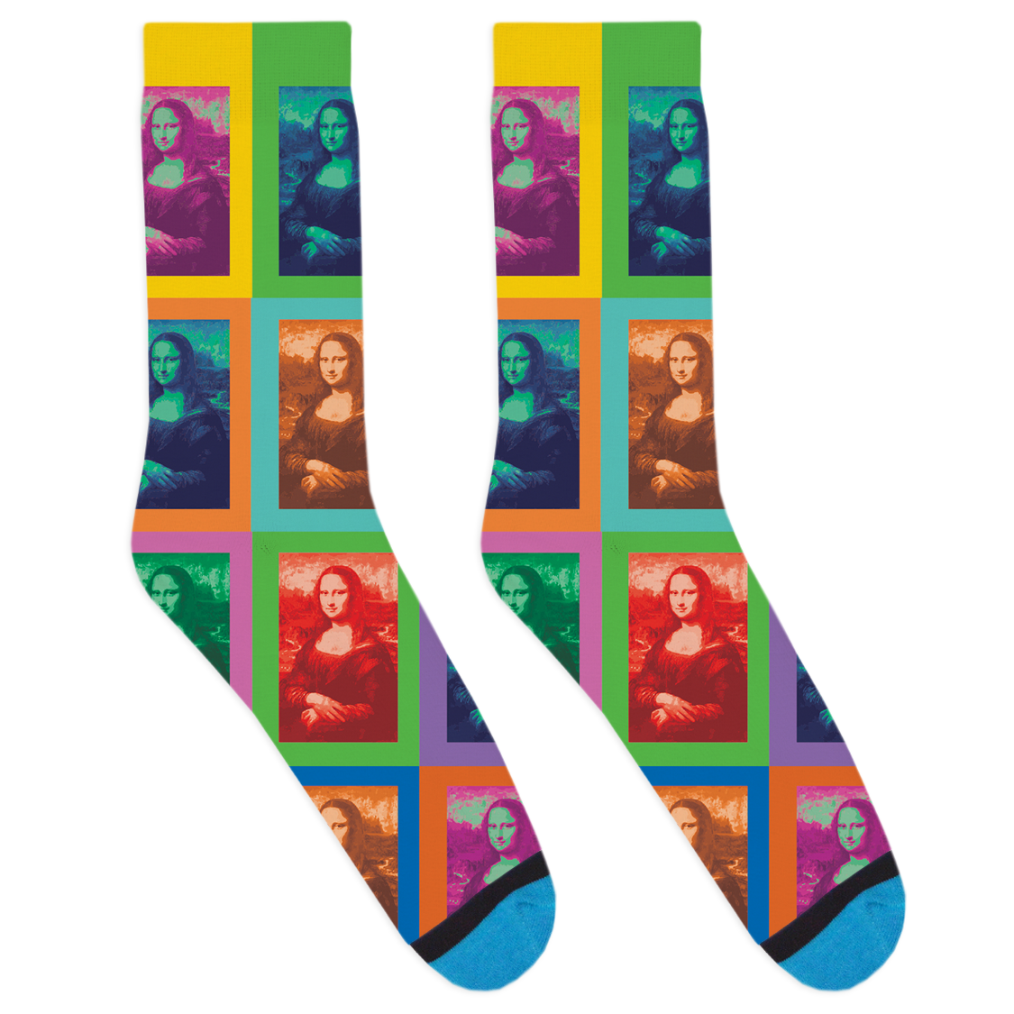 Mona Lisa Pop Art Socks