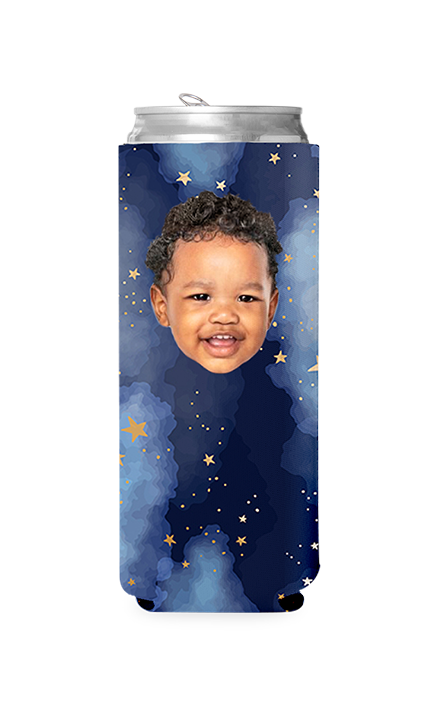 Custom Night Sky Can Cooler