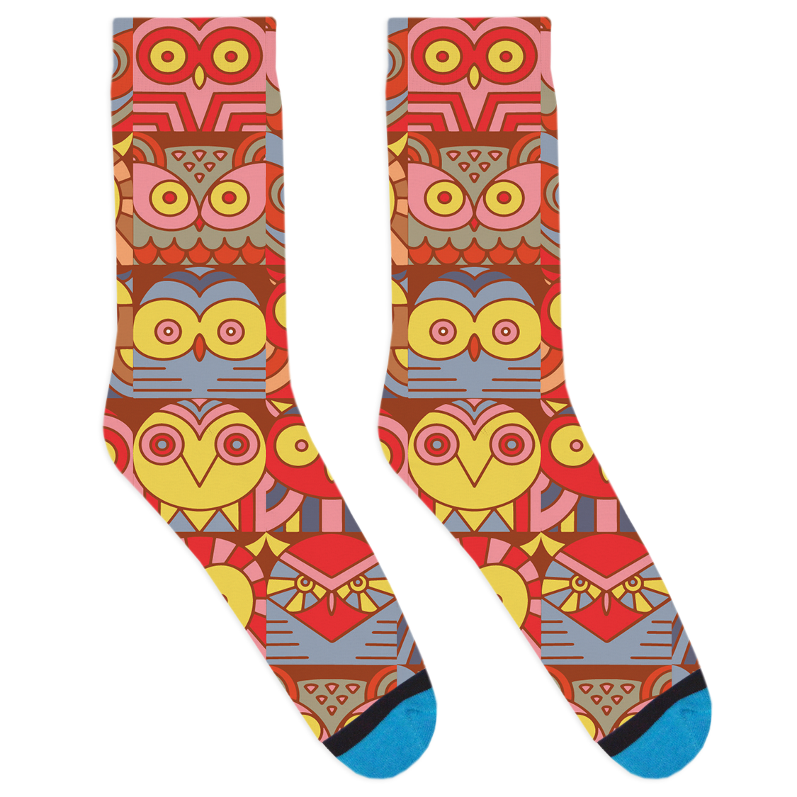 Owl Faces Socks