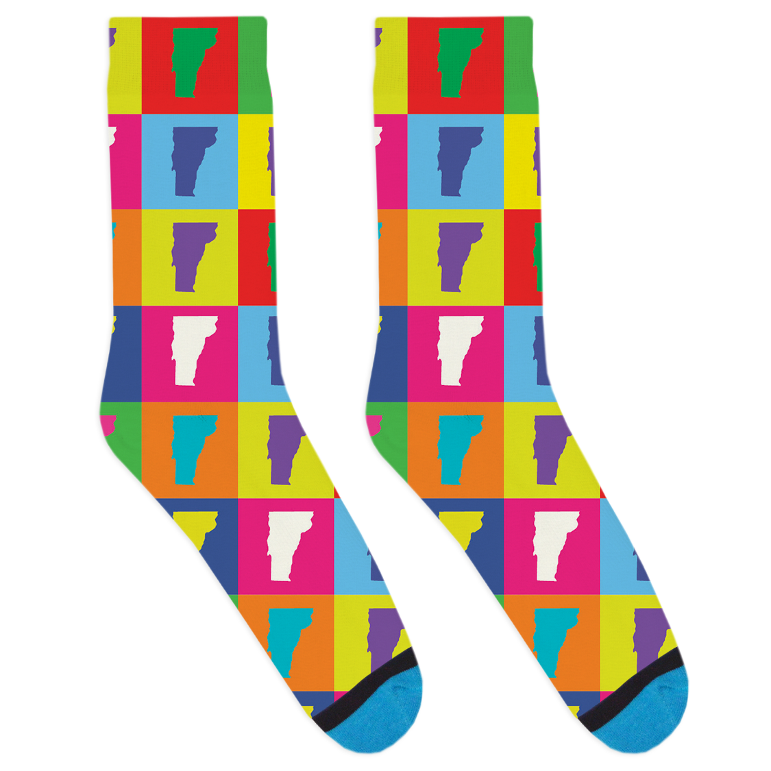 Pop Art Vermont Socks