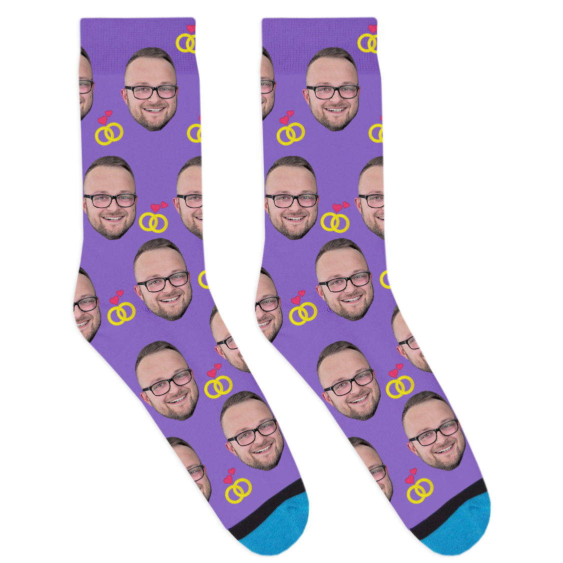 Custom Wedding Ring Socks