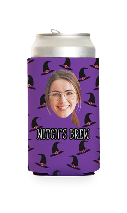 Custom Witch's Brew Can Cooler
