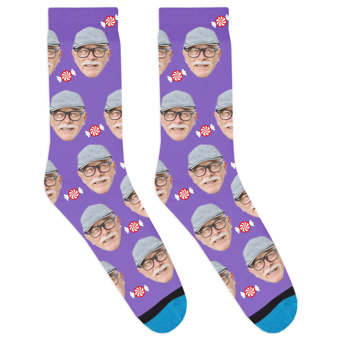 Custom Christmas Candy Socks