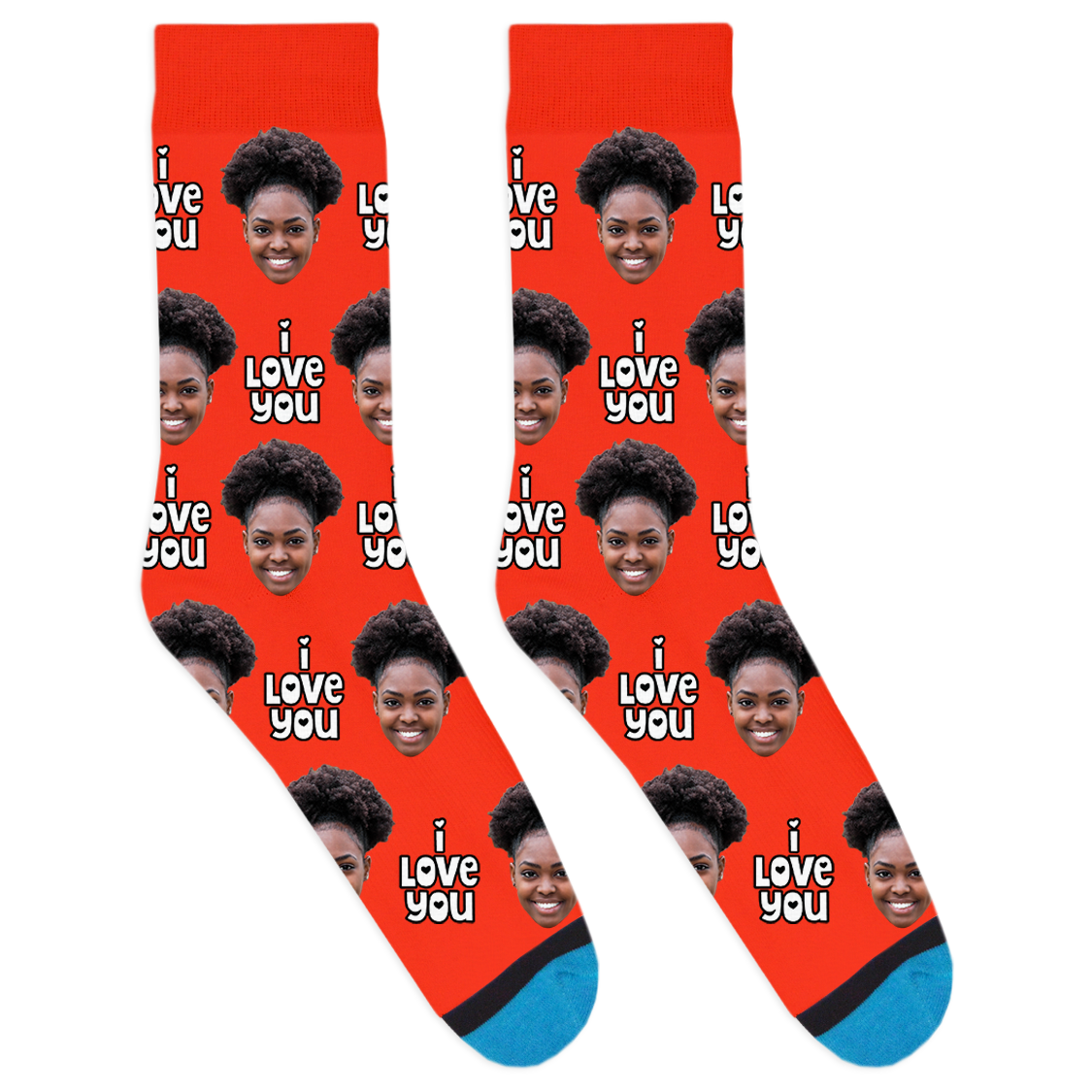 Custom I Love You Socks