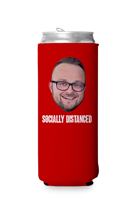Custom Socially Distanced Can Cooler