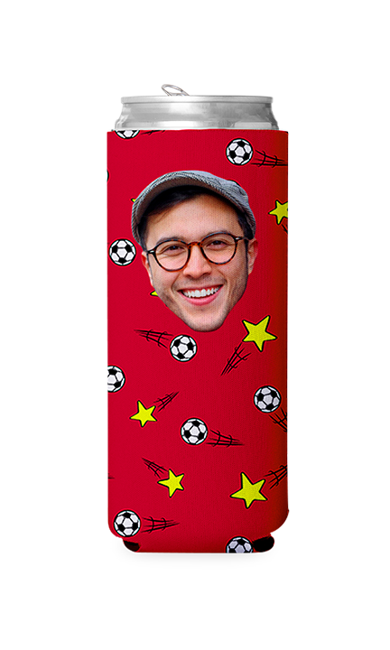 Custom Soccer Can Cooler