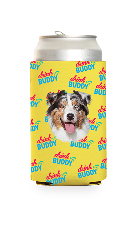Custom Drink Buddy Logo Can Cooler