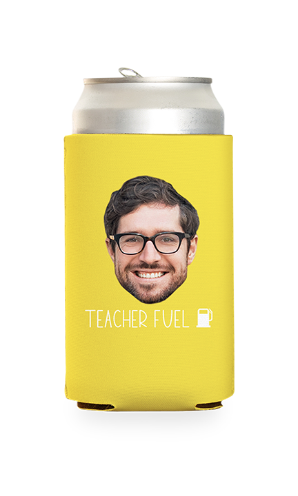 Custom Teacher Fuel Can Cooler