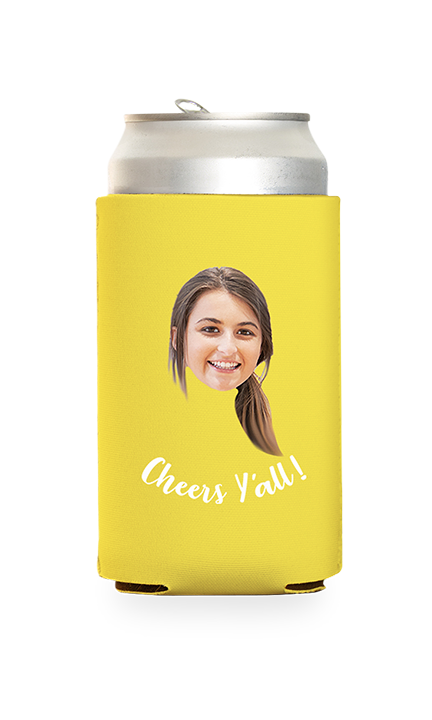 Custom Cheers Y'all Can Cooler