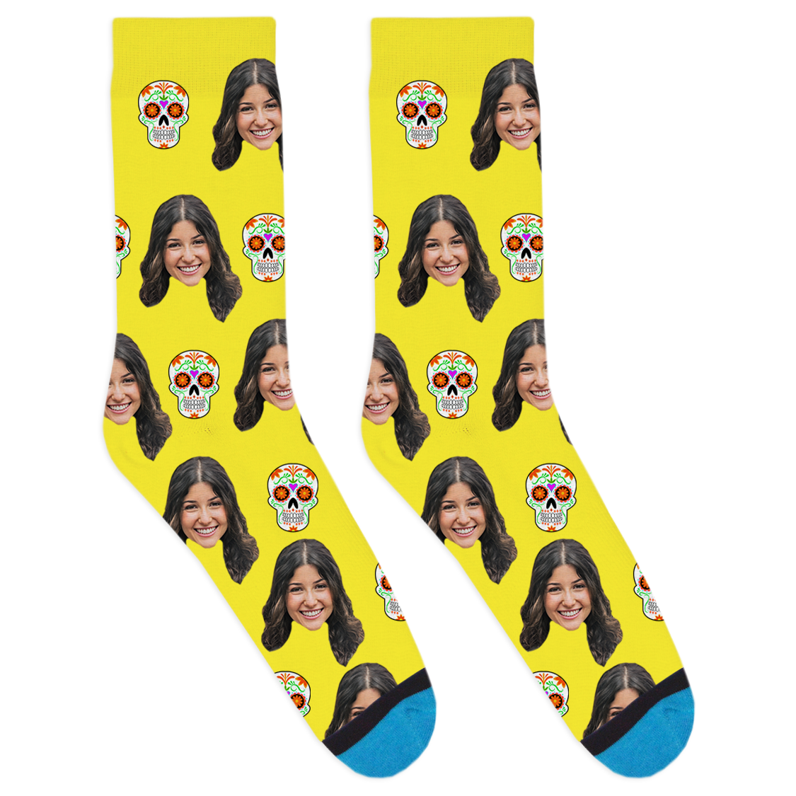 Custom Sugar Skulls Socks
