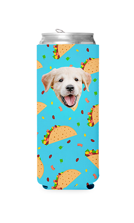 Custom Tacos Can Cooler