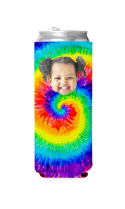Custom Tie Dye Can Cooler