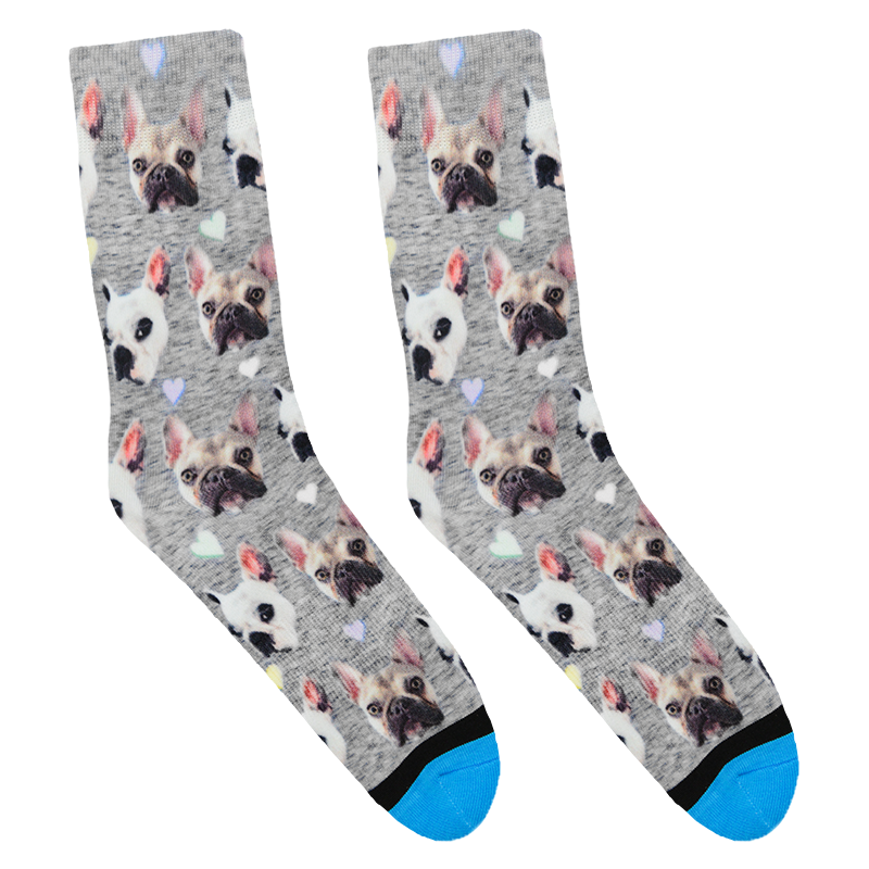 Walter Geoffrey and Charlotte Candy Heart Socks