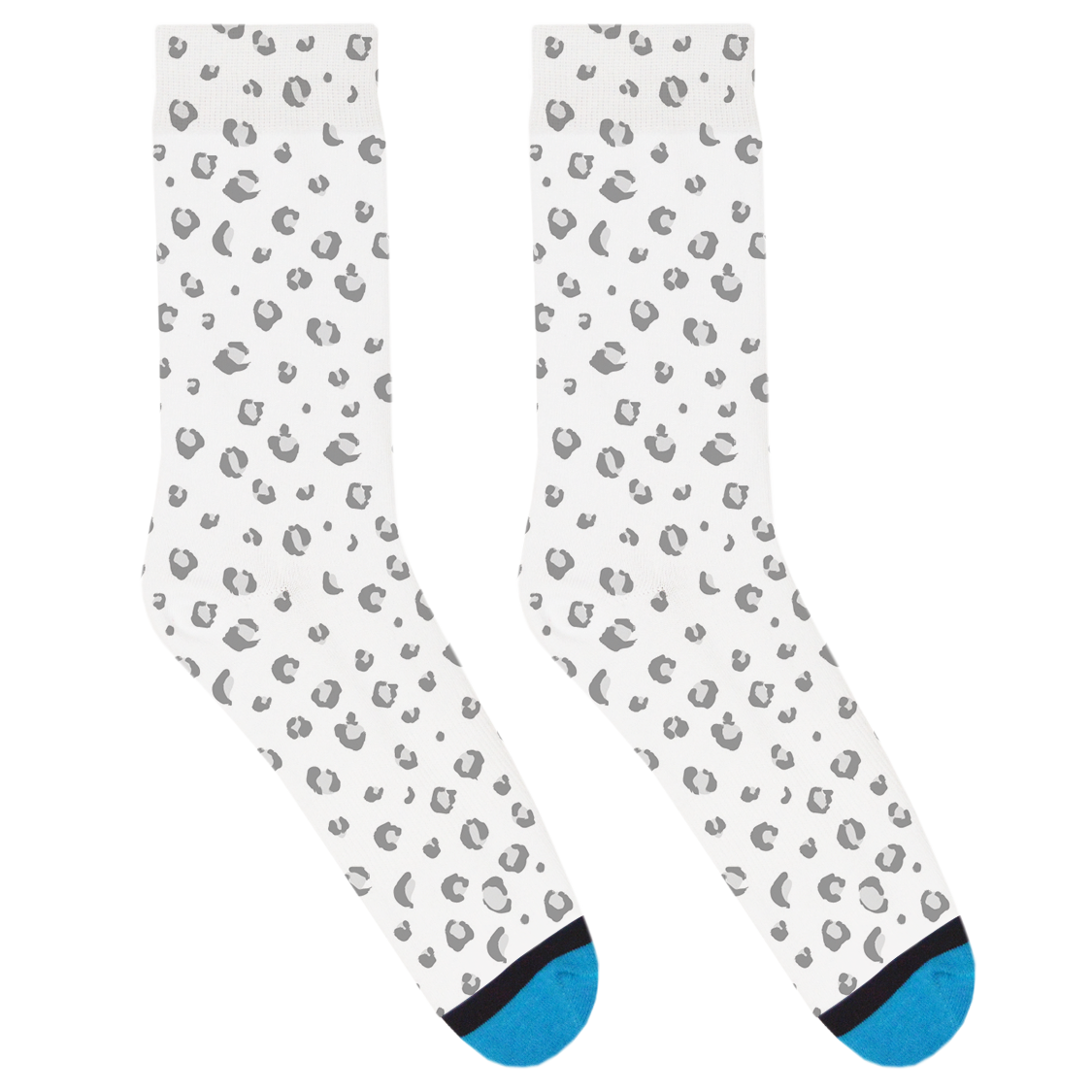 White Cheetah Socks