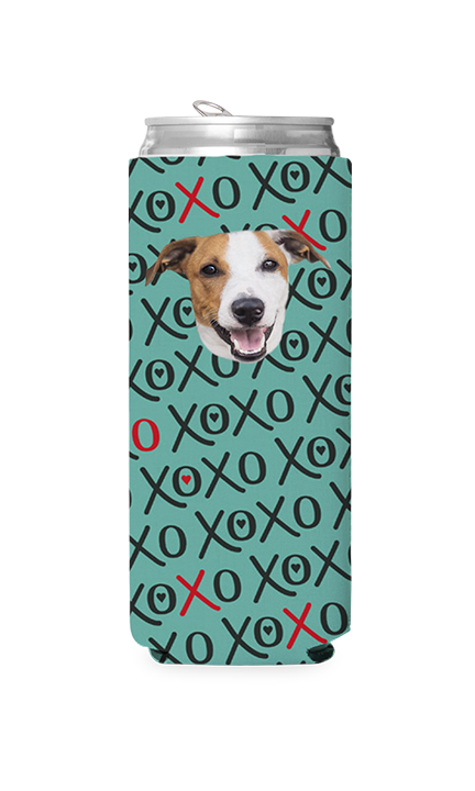 Custom XOXO Can Cooler