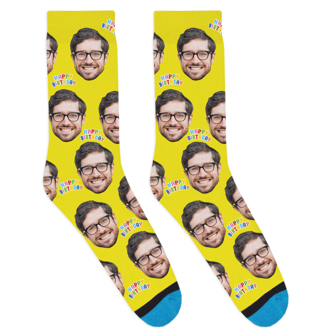 Custom Happy Birthday Socks