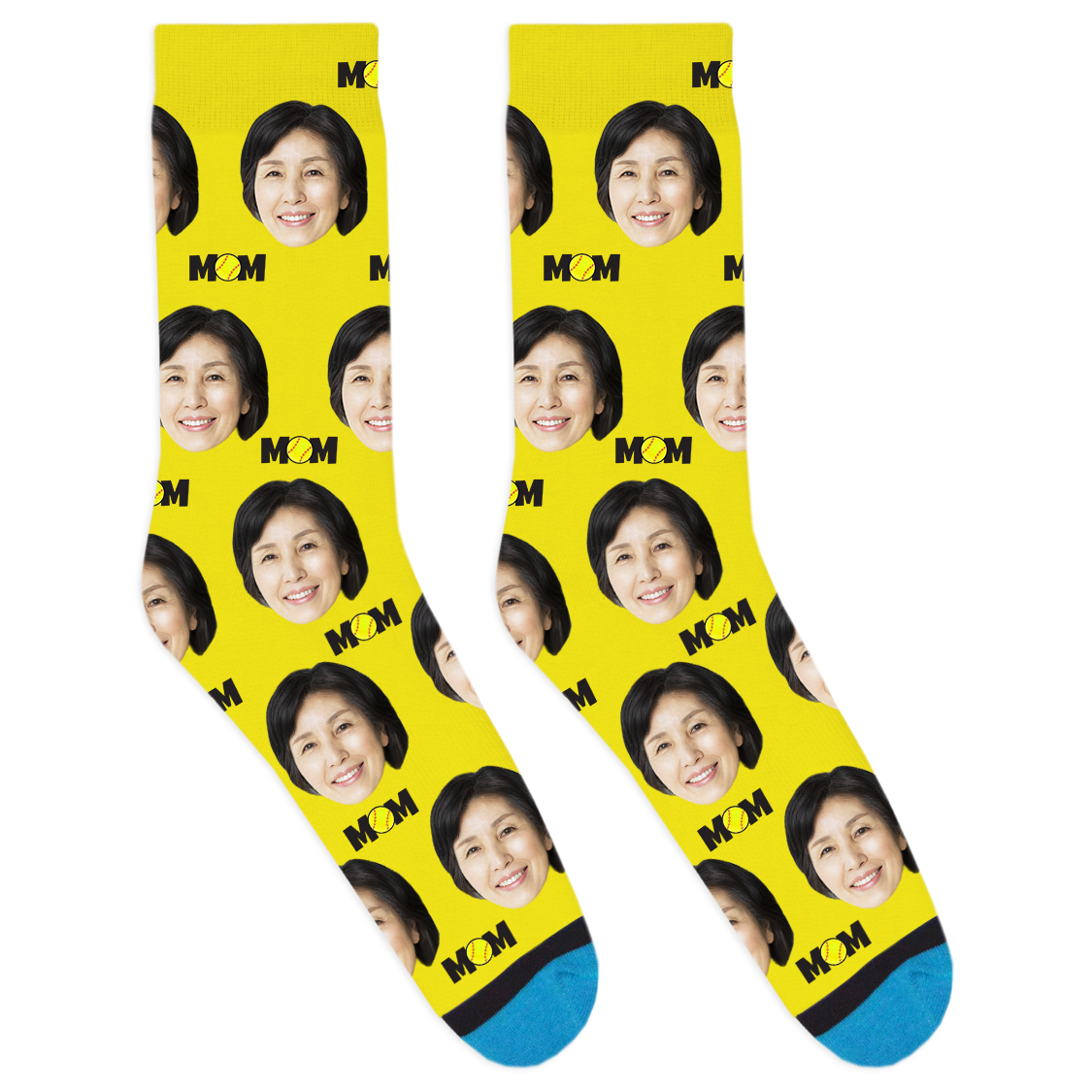 Custom Softball Mom Socks