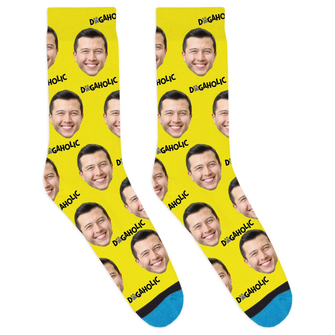Custom Dogaholic Socks