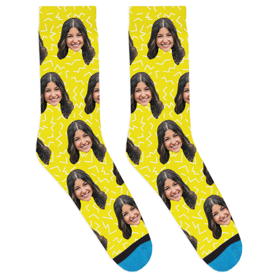 Custom Zigzag Socks