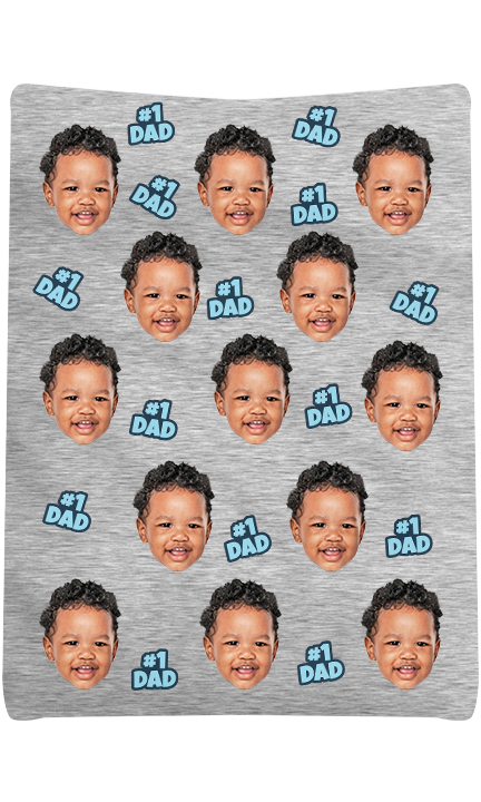 Custom #1 Dad Blanket