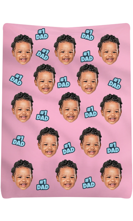 Custom #1 Dad Blanket