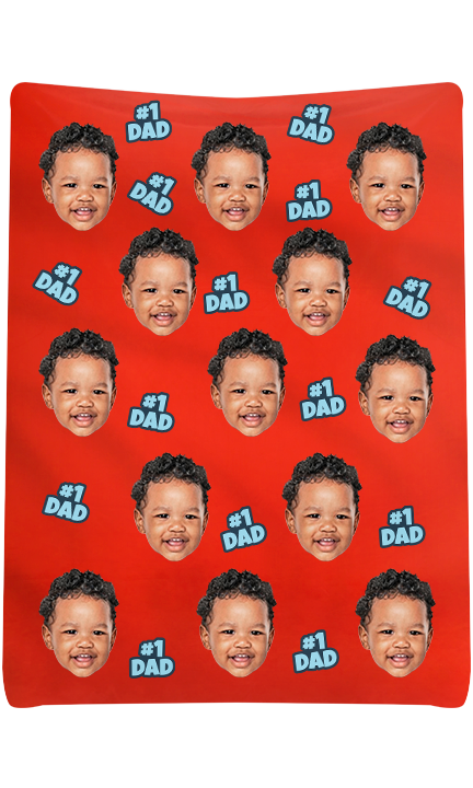 Custom #1 Dad Blanket